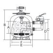 Filtre Propure S25 15,6 m³/h vanne 1,5'' EMAUX EMX-050-0026 photo du produit Secondaire 1 S