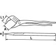 198-25R-FME  Pince multiprise à branches superposées à ressort de rappel +  clip - FME, gamme anti-chute