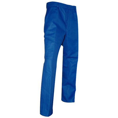 Pantalon de travail CLOU braguette à boutons 100141 bleu bugatti T38 - LMA LEBEURRE - 100141-T38 pas cher Principale L