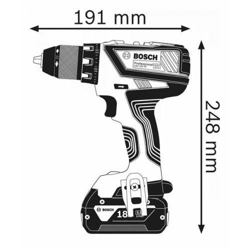 Pack 2 outils BOSCH Professional 0615990M0R (GSR 18V-28 + GBH 18V