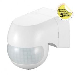 Détecteur de mouvement Miidex Lighting infrarouge saillie IP44 180° photo du produit Principale M