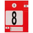 Jeu de 300 étiquettes et porte-clés rouge KS TOOLS 500.8015 photo du produit