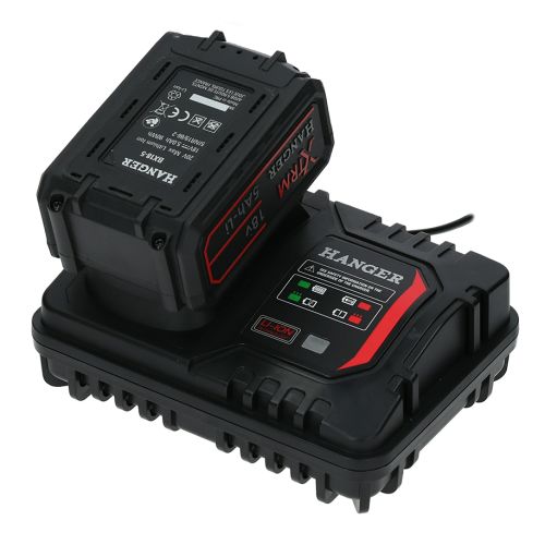 Meuleuse d'angle 18 V GX18-8X5 125 mm + 2 batteries 5 Ah + chargeur + HangBoX HANGER 402001 photo du produit Secondaire 9 L