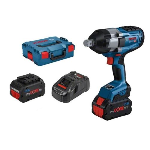 Boulonneuse 18V Bosch GDS 18V-1050 H Professional 18 V + 2 batteries Procore 8 Ah + chargeur + L-Boxx - 06019J8502 photo du produit