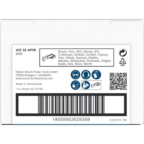 Boîte de 25 lames Starlock pour coupe plongeante BIM PRO AIZ 32 APIB 32 x 50 mm BOSCH 2608669069 photo du produit Secondaire 13 L