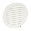 Grille de ventilation en applique 32 cm² ronde pour tuyaux fibre ciment D 100 blanc NICOLL 1BC110 photo du produit