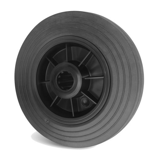 Roue Manutal bandage caoutchouc noir 250mm - GUITEL HERVIEU - 500206 pas cher