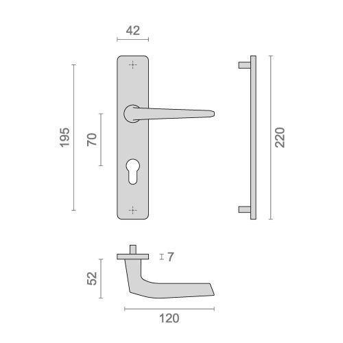 Ensemble sur plaques aluminium Héraclès Hionna photo du produit Secondaire 1 L