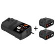 Pack énergie 18 V 2 batteries 5 Ah + chargeur rapide SPIT 054548 photo du produit