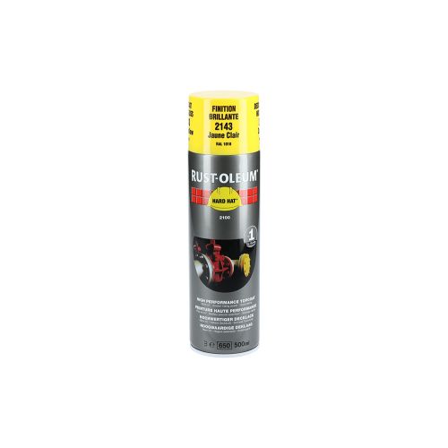 Couche de finition Hard Hat Ral-couleurs jaune zinc RAL 500ml - RUST-OLEUM - 2143 pas cher Secondaire 1 L