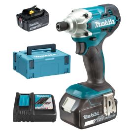 Visseuse à chocs LXT 18V Makita DTD156RFJ 155 Nm + 2 batteries 3 Ah + chargeur rapide + coffret MAKPAC photo du produit Principale M