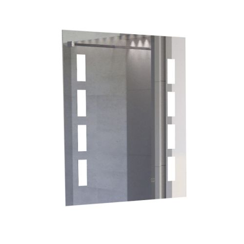 Miroir salle de bain PRESTIGE lumineux 70x80cm rectangulaire - CUISIBANE - S02PRESTI70 pas cher