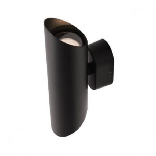 Applique Murale cylindrique GU10 x 2 Mekong noir MIIDEX LIGHTING 700384 photo du produit