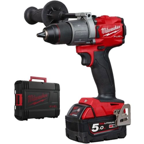 Perceuse-visseuse à percussion 18V M18 FPD2-502X + 2 batteries 5 Ah + chargeur MILWAUKEE 4933464264 photo du produit Secondaire 2 L