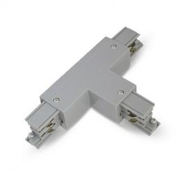 Connecteur triphase Miidex Lighting forme T circuit extérieur droit photo du produit Principale M