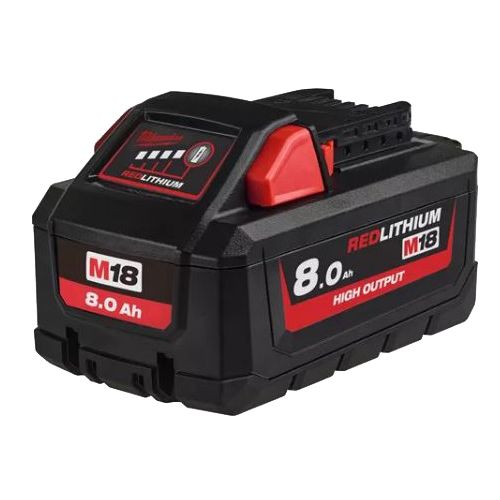 Batterie 18V HIGH OUTPUT M18 HB8 8 Ah MILWAUKEE TOOLS 4932471070 photo du produit