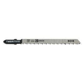 Pack de 5 lames de scie sauteuse Hanger TMBR7510 pour bois 75 mm - 150215 photo du produit Principale M
