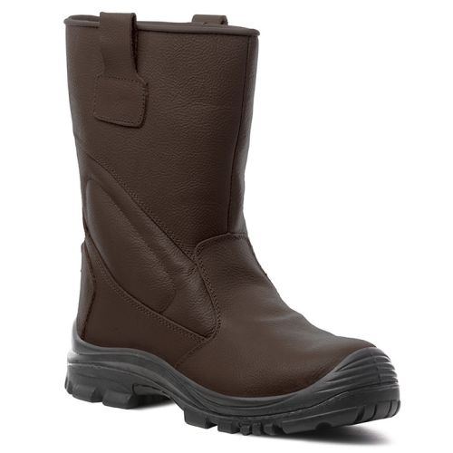 Botte de s&eacute;curit&eacute; PIEMONTITE S3 en cuir marron taille 38 - COVERGUARD - 9PIEM38 pas cher
