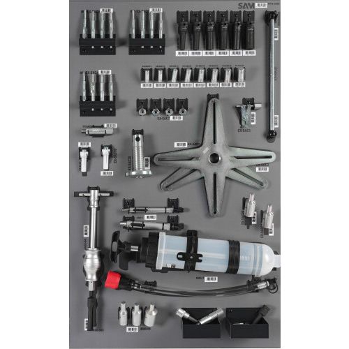 Panneau mural sérigraphié prestation embrayage complet avec outils - SAM OUTILLAGE - PAN-EMB pas cher Principale L