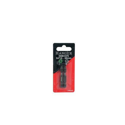 2 embouts impact 1/4'' étoile percée TTX20 longueur 50 mm - HANGER - 134068 pas cher Secondaire 3 L