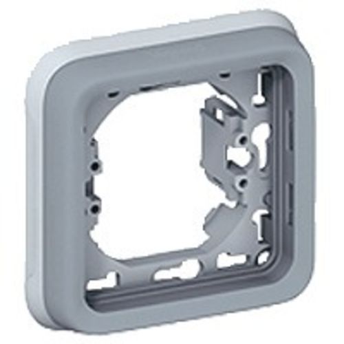 Support plaque étanche PLEXO Legrand composable IP55 gris - 069681 photo du produit Secondaire 1 L