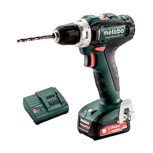 Perceuse-visseuse sans-fil Metabo Powermaxx BS 12 + batterie 12 V 2 Ah + chargeur SC 30 photo du produit