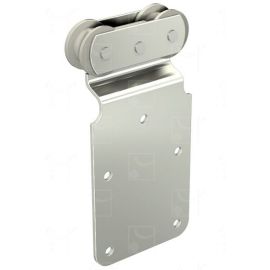 Monture Mantion avec galet delrin fixation sur plateau pour rail 5040 capacit&eacute; 150 kg - 0251D pas cher Principale M