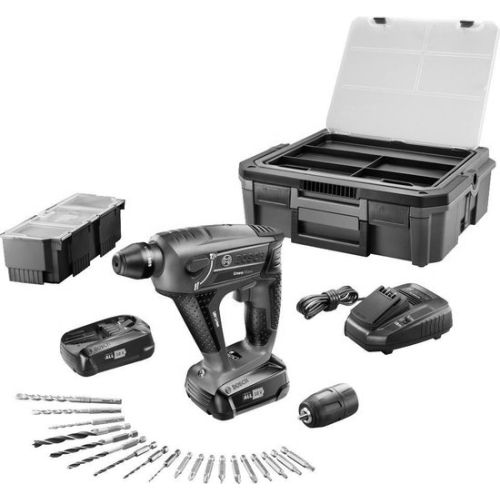 Perforateur SDS Plus 18V UNEO MAXX avec 2 batteries 1.5Ah et chargeur en coffret SYSTEMBOX - BOSCH - 060395230K pas cher