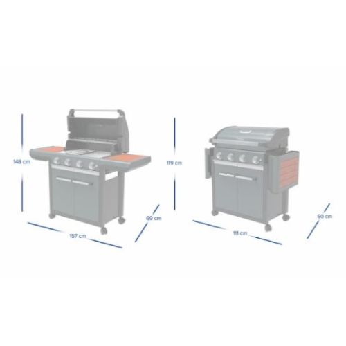 Barbecue à gaz Premium 4 W - CAMPINGAZ - 2000038423 pas cher Secondaire 2 L