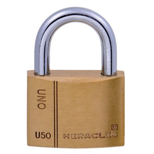 Cadenas standard laiton 50mm s'entrouvrant anse en U - HERACLES - I-CAD50MV pas cher