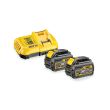 Pack 2 outils 18/54 V Dewalt DCD996 - DCG414 + 2 batteries 6 Ah + chargeur + coffrets T STAK photo du produit Secondaire 3 S