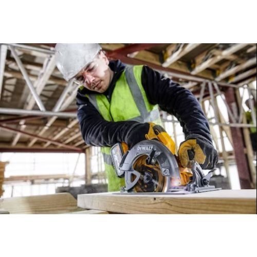 Scie circulaire 190 mm 54 V XR FLEXVOLT + 2 batteries 9 Ah + chargeur + coffret TSTAK VI DEWALT DCS578X2-QW photo du produit Secondaire 5 L