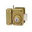 Verrou V136 double entrée pêne 110 bronze cylindre 40mm - VACHETTE - 16152000 pas cher