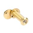 Microviseur pour porte de 37 à 58mm et 63 à 70mm diamètre 12mm laiton poli - HERACLES - MICRO-11 pas cher