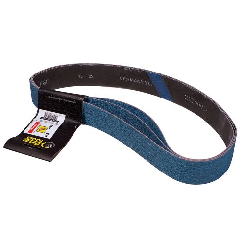 Bandes abrasives grain 60 oxyde de zirconium x 3 pièces FARTOOLS 115933 photo du produit Principale L