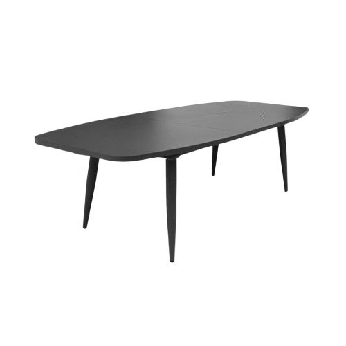 Table à rallonge PILAT 200/260x110cm gris anthracite - DCB GARDEN - PILAT-TB260-ALU-ANTH pas cher