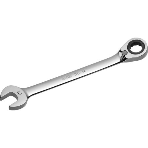 Clés mixtes à cliquet avec système STOP+ 10mm - SAM OUTILLAGE - 50-R-10 pas cher