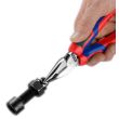 Pince universelle 1/2 ronde 185 mm KNIPEX 08 22 185 photo du produit Secondaire 2 S