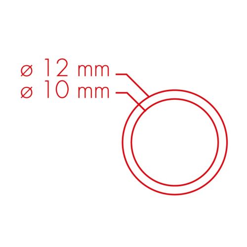Ressort à cintrer avec fil carré et anneaux diamètre 12 mm MEJIX 180465 photo du produit Secondaire 1 L