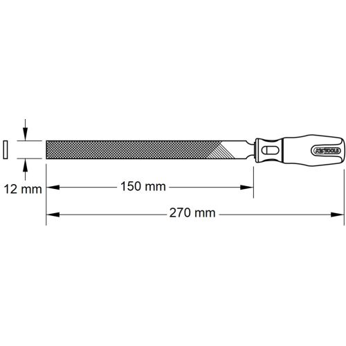 Lime pour étrier de frein KS TOOLS 157.0950 photo du produit Secondaire 1 L