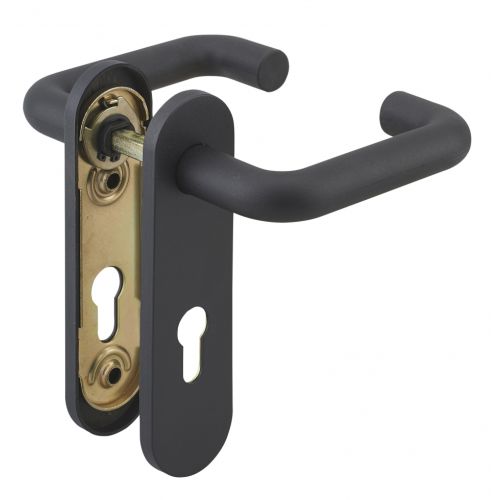 Ensemble sur plaque béquille double noire carré 9 mm THIRARD 00097101 photo du produit