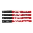 Set 4 stylos pointe ultra fine noirs environ 0,6 mm MILWAUKEE 48223164 photo du produit