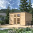 Abri de jardin en bois SHELTY+ MODERN 8,9m² - FOREST STYLE - 3830 pas cher Secondaire 1 S