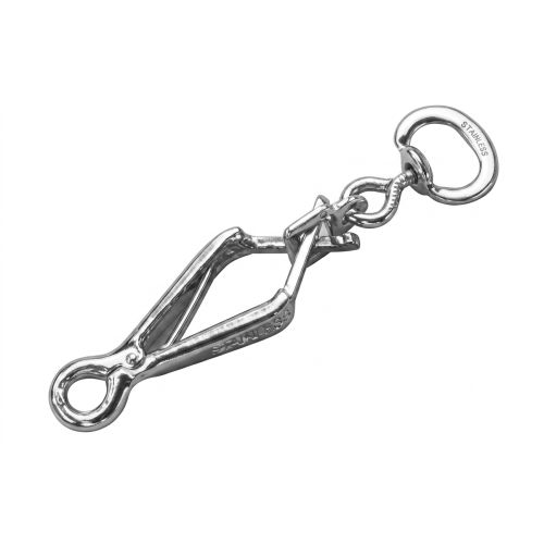 Mousqueton pince 80mm acier nickelé - CHAUBEYRE - 8048001 pas cher