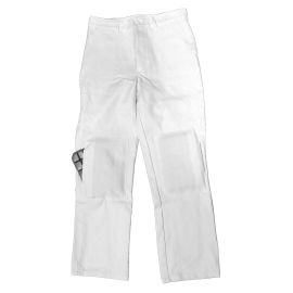 Pantalon de chantier® coton blanc pas cher Principale M