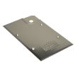 Plaque en acier finition inox poli pour pivot de sol TSDA gauche - SEVAX - WA759314 pas cher