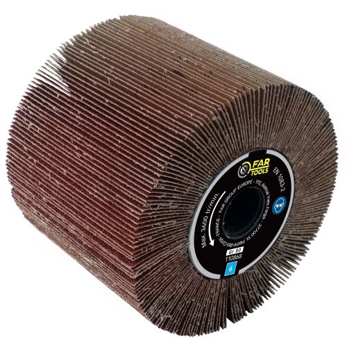 Brosse à lamelles abrasives grain 80 120 mm FARTOOLS 110868 photo du produit