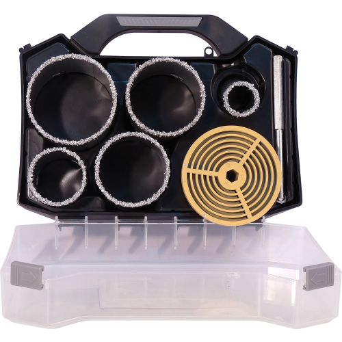 Mallette de trépans Concrétion Carbure 7 pièces D 33 - 83 mm SMARTOOL TECHNIC 982229 photo du produit Secondaire 1 L