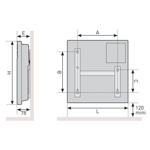 Convecteur &eacute;lectrique chauffe rapide EVIDENCE 4 ordres 500 W blanc THERMOR 412411 photo du produit Secondaire 1 L