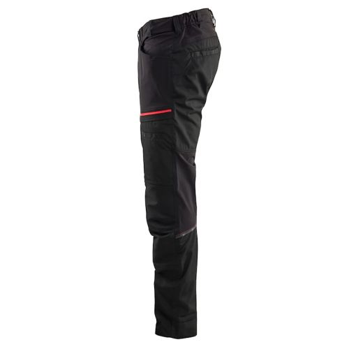 Pantalon maintenance stretch noir/rouge T44L - BLÅKLÄDER - 145618459956C150 pas cher Secondaire 3 L